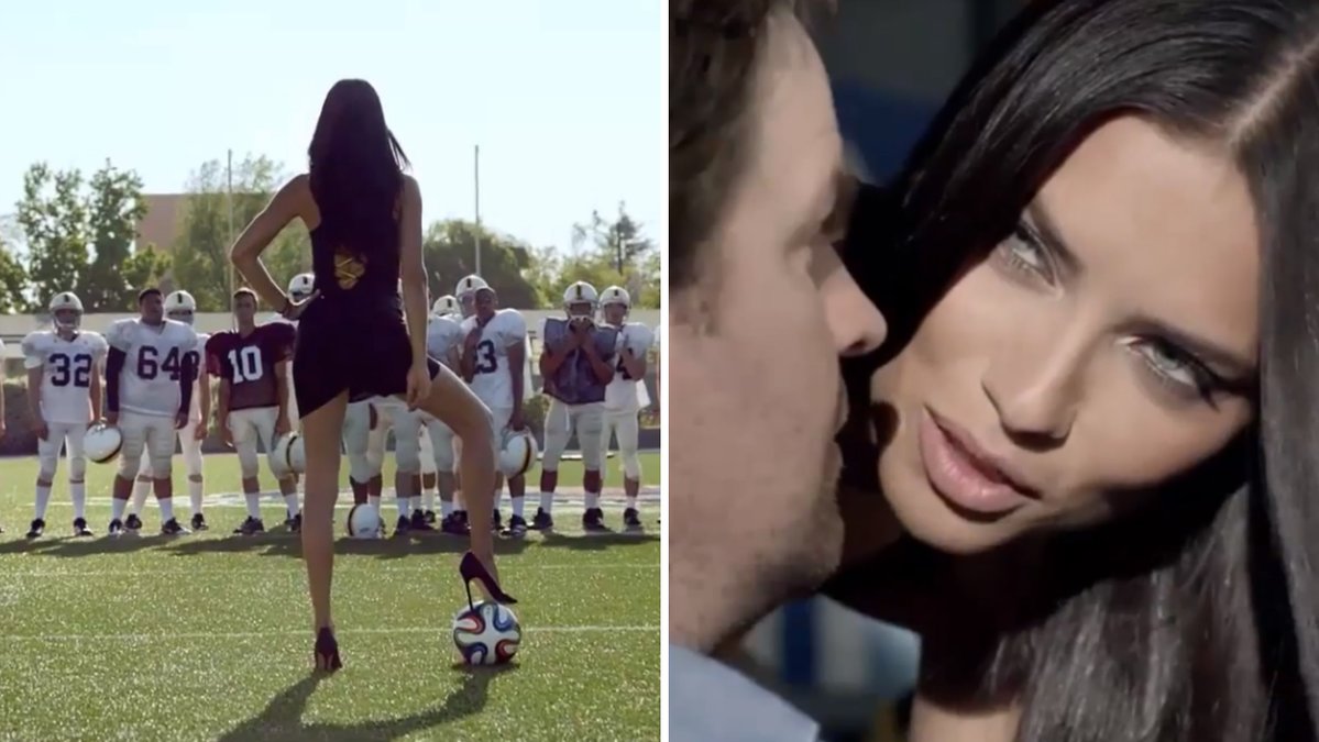 Supermodellen medverkar i Kia's reklam inför FIFA World Cup.